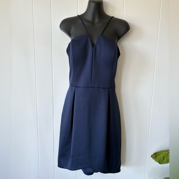 NWT Ever New Navy Tulip Cocktail Mini Dress | Size 12 - Picture 2 of 9